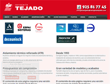 Tablet Screenshot of cerrajeriatejado.com